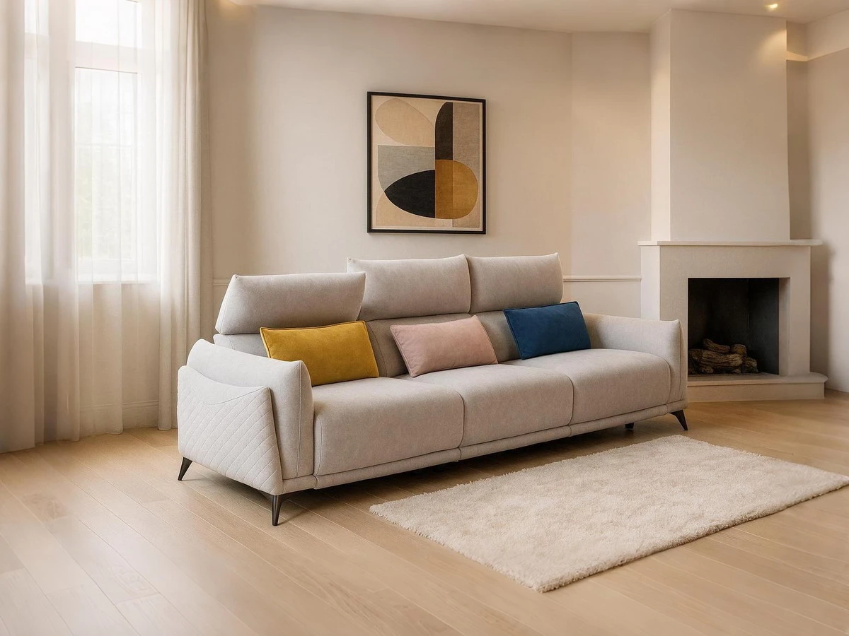 Southend, QS6027, recliner sofa, in fabric/performance suede fabric, B2B wholesale furniture