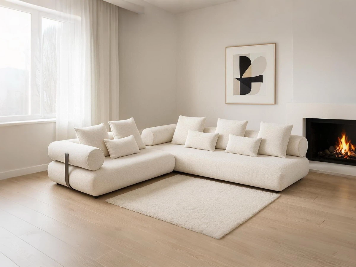 Anfernee, QS1030, static sofa, in fabric/linen-look-woven, B2B wholesale furniture