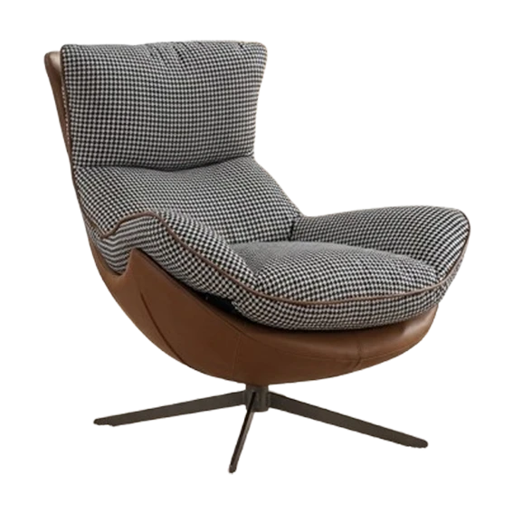 Aldrich, QS1032, chair, in fabric+leather/chenille, B2B wholesale furniture