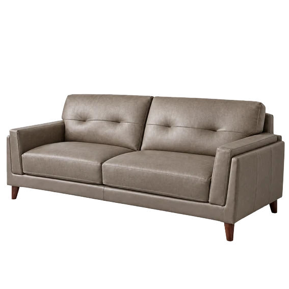 Abrams, QS3162, static sofa, in leather/cow, B2B wholesale furniture