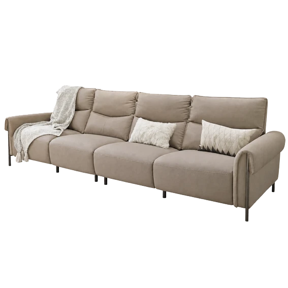 Adcock, QS3165, static sofa, in leather/cow, B2B wholesale furniture