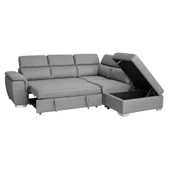 Bristol, QS4033, sofa bed, in fabric/rhino-suede, B2B wholesale furniture