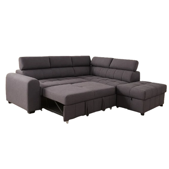 Amada, QS4053, sofa bed, in fabric/Bouclé, B2B wholesale furniture