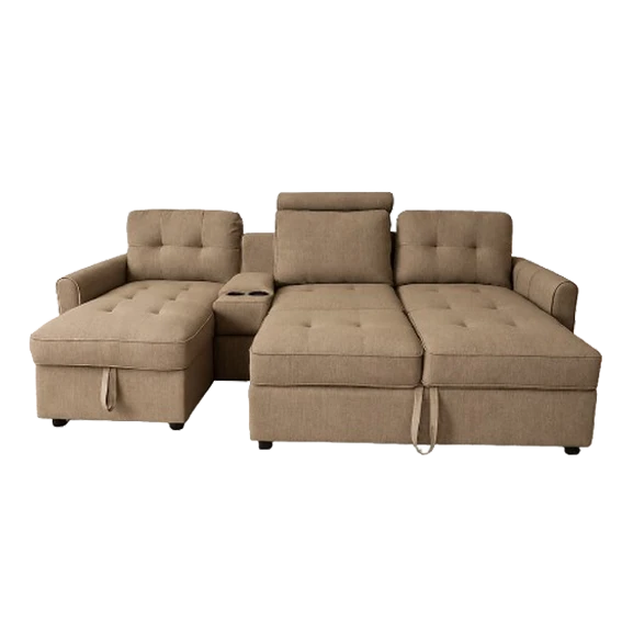Angeles, QS4087, sofa bed, in fabric/linen-look-woven, B2B wholesale furniture
