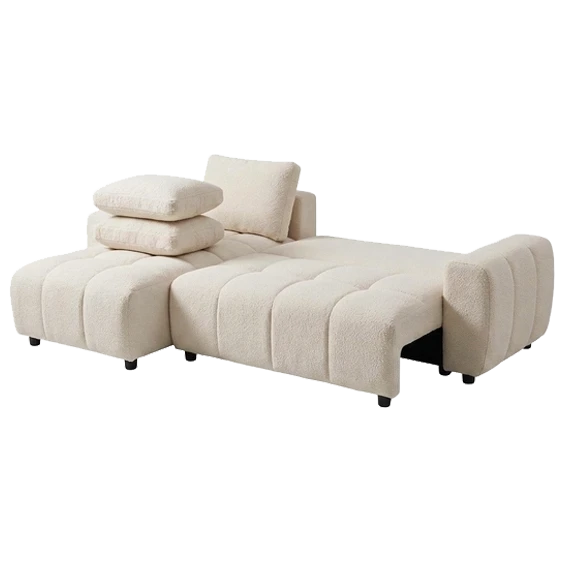 Arnie, QS4091, sofa bed, in fabric/Bouclé, B2B wholesale furniture
