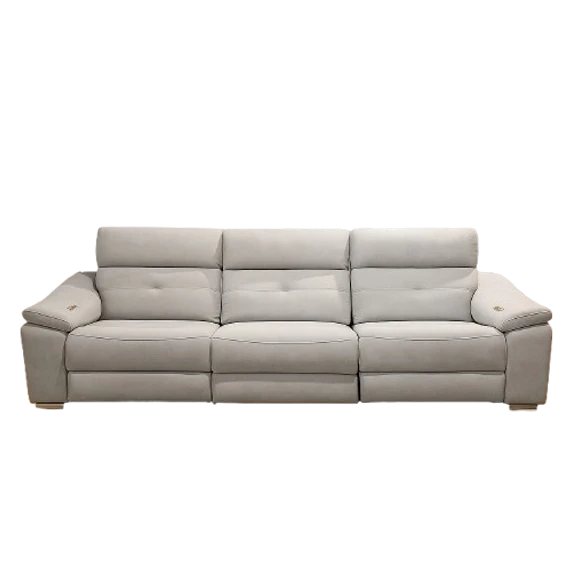 Alesia, QS6052, recliner sofa, in leather/cow, B2B wholesale furniture
