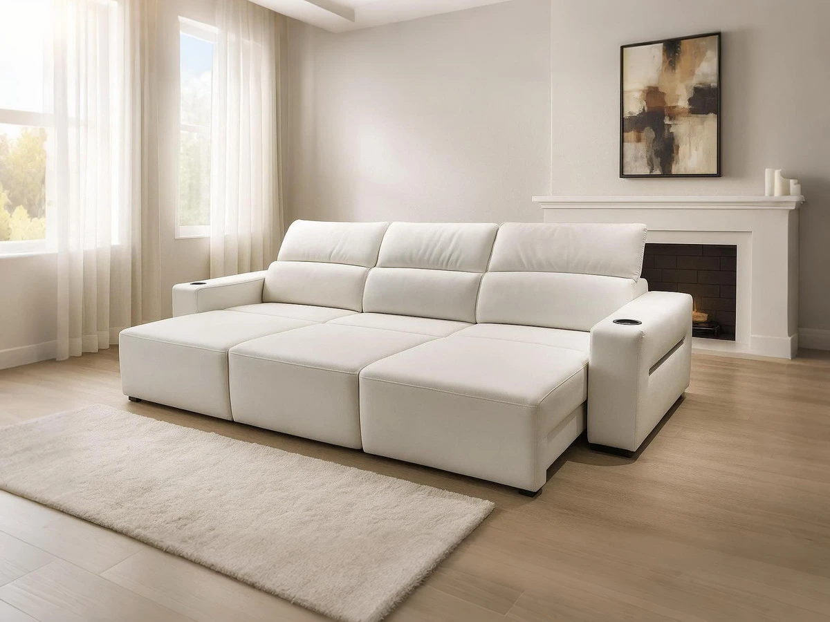 Artie, QS6115, recliner sofa, in leather/cow, B2B wholesale furniture