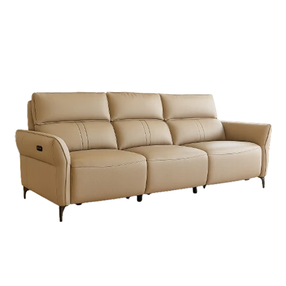 Anisah, QS6055, recliner sofa, in leather/cow, B2B wholesale furniture