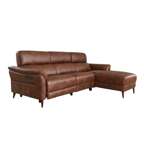 Alegria, QS6056, recliner sofa, in leather/cow, B2B wholesale furniture