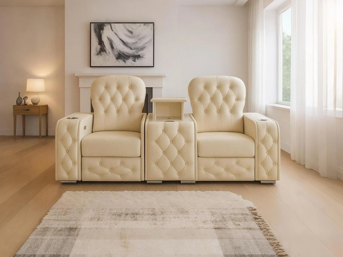 Andrew, QS6059, recliner sofa, in leather/cow, B2B wholesale furniture