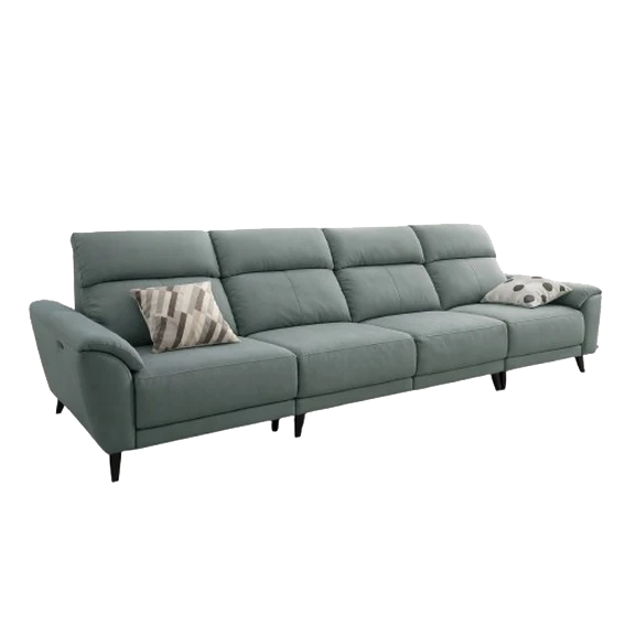 Antonina, QS6065, recliner sofa, in leather/cow, B2B wholesale furniture