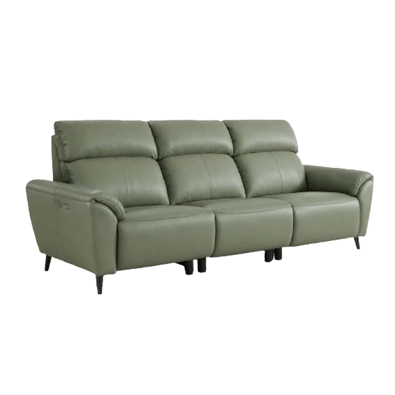 Amiel, QS6070, recliner sofa, in leather/cow, B2B wholesale furniture