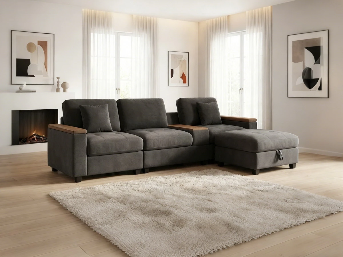 Allyssa. Allyssa, 89041, loading master, in fabric/linen-look-woven, B2B wholesale furniture — view 1