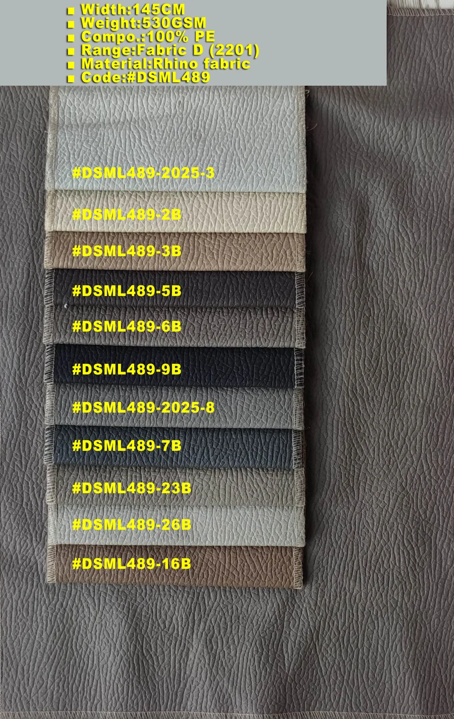 DS489 Rhino fabric