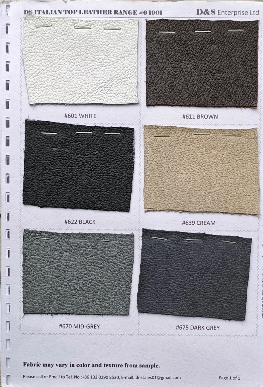 DS6 Italian Thin Top Leather