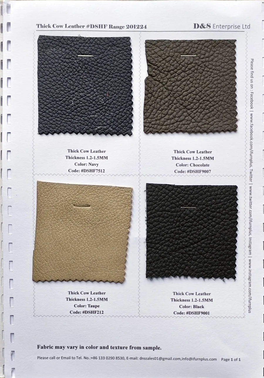 DSHF Thick Top Cow Leather
