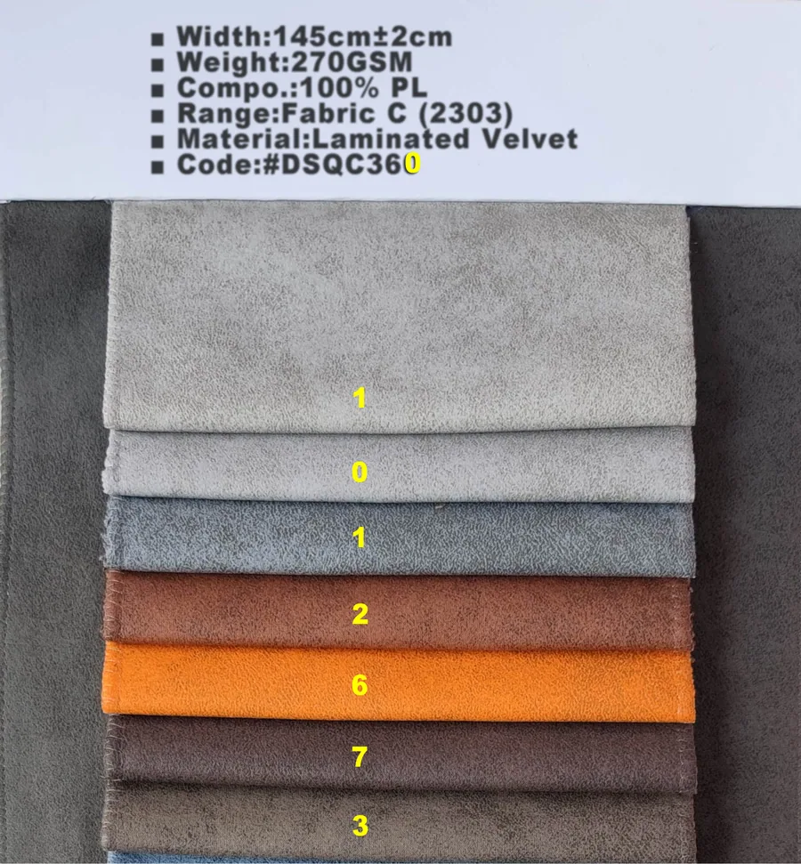 DSQC360 Laminated Velvet
