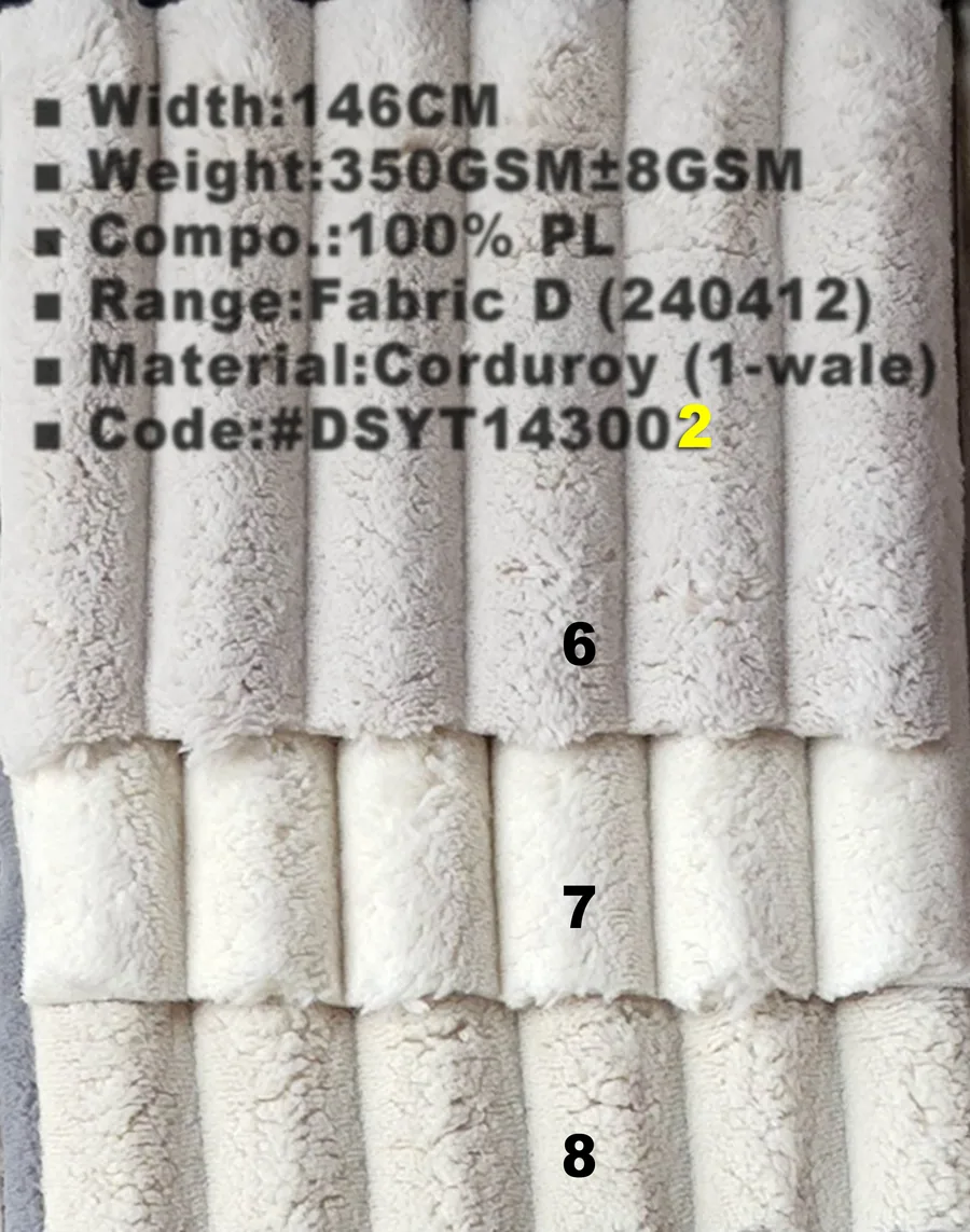DSYT143002 Corduroy (1-wale)